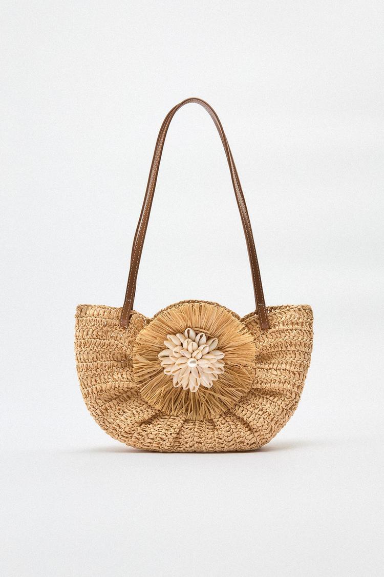 SHELLS BASKET BAG Natural ZARA United States